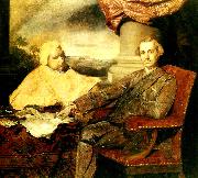 lord rockingham and his secretary, edmund burke Sir Joshua Reynolds